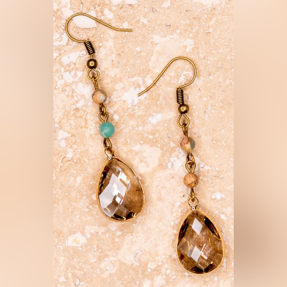 Faye Earring Imperial Jasper